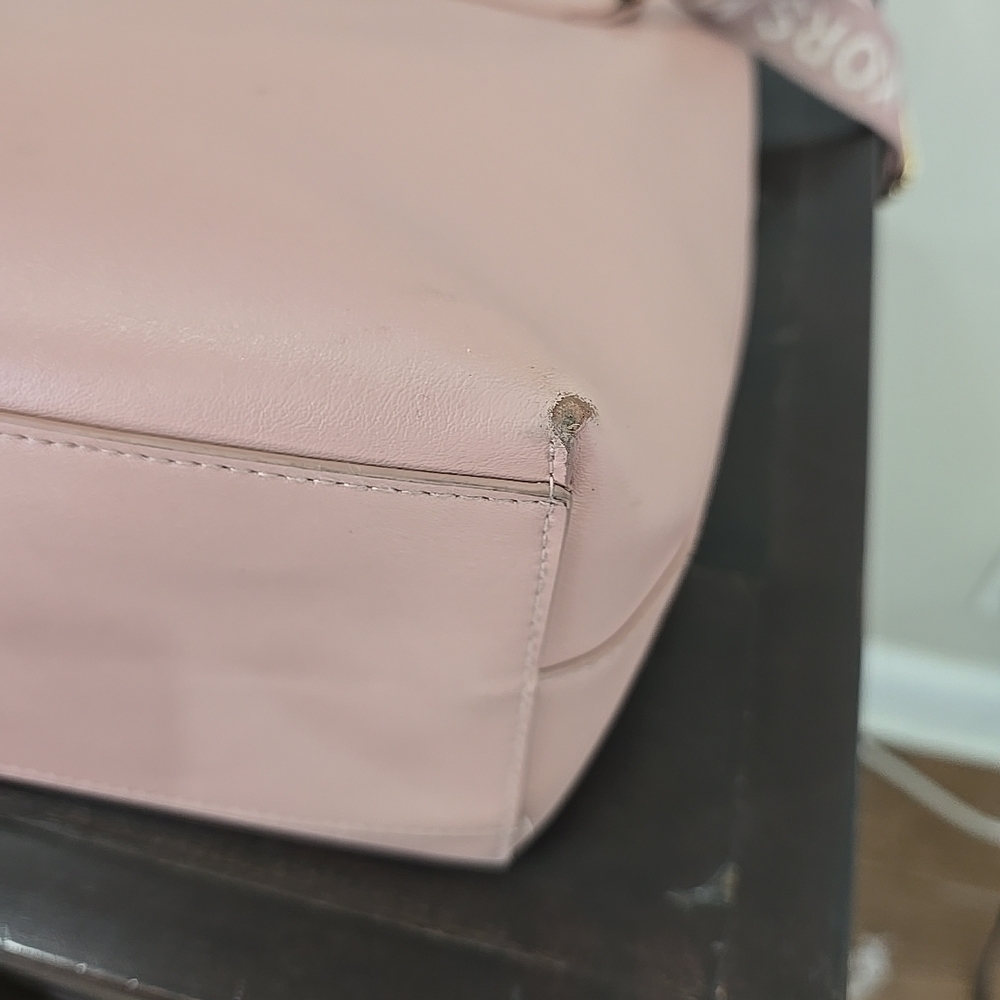 Michael Kors Pink Tote Bag with Logo Strap - Picture 10 of 15